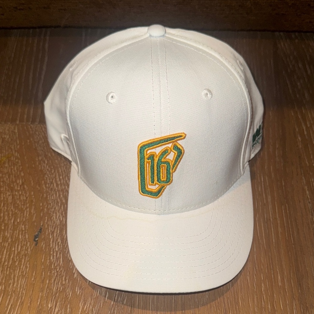 Waste Management Phoenix Open Cap with Green and Yellow Embroidery